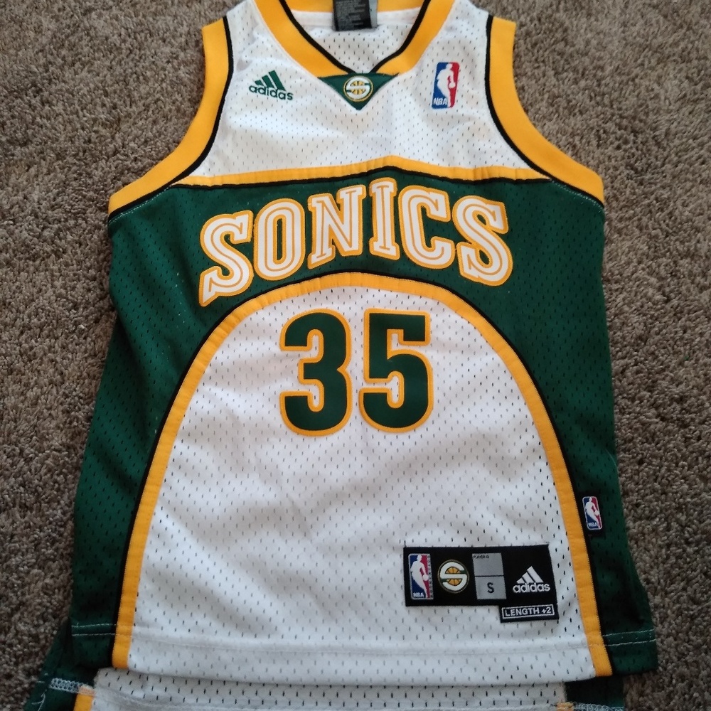 Adidas Kevin Durant Sonics Authentic Jersey
